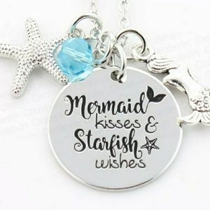 3/$25 Mermaid Kisses Silver Plated Necklace